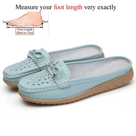 Summer Genuine Leather Women Flats Hollow Slip On Leather Loafers Ladies Shoes Korean Style Soft Moccasins Half Slippers Size 43
Summer Genuine Leather Women Flats Hollow Slip On Leather Loafers Ladies Shoes Korean Style Soft Moccasins Half Slippers Size 43