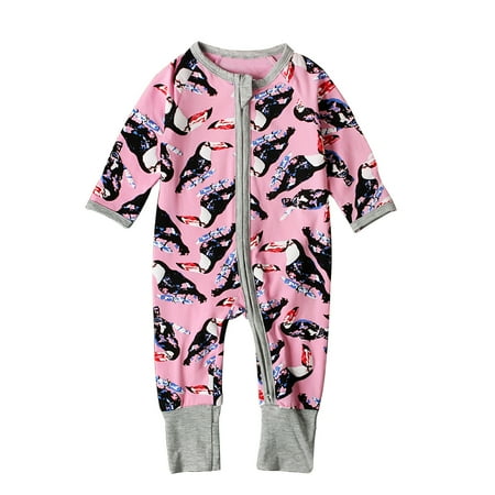 EHTMSAK Newborn Infant Baby Toddler Zip Up Clothes Cartoon Jumpsuit for Girl Boy Long Sleeve Romper Pink 0-24M 100
EHTMSAK Newborn Infant Baby Toddler Zip Up Clothes Cartoon Jumpsuit for Girl Boy Long Sleeve Romper Pink 0-24M 100