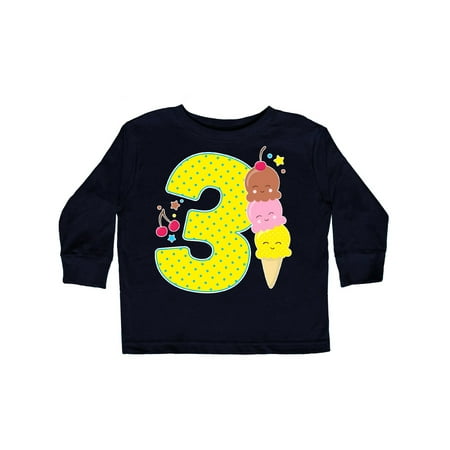 Inktastic Ice Cream third birthday blue Gift Toddler Boy or Toddler Girl Long Sleeve T-Shirt
Inktastic Ice Cream third birthday blue Gift Toddler Boy or Toddler Girl Long Sleeve T-Shirt