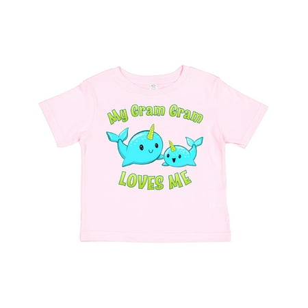 Inktastic My Gram Gram Loves Me- Cute Narwhal Gift Toddler Boy or Toddler Girl T-Shirt
Inktastic My Gram Gram Loves Me- Cute Narwhal Gift Toddler Boy or Toddler Girl T-Shirt