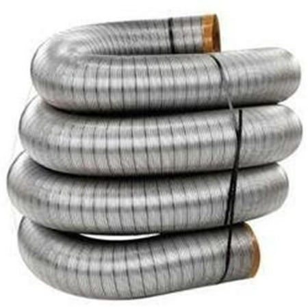 4 in. x 20 ft. UltraPro Pre-Insulated Pre-Cut Liner 316 Ti-Alloy