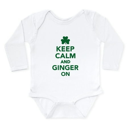 CafePress - Keep Calm And Ginger O - Long Sleeve Infant Bodysuit
