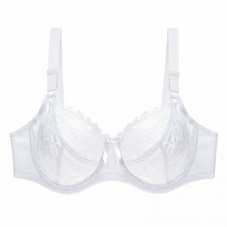 Women Lace Bra Full Coverage Bra Non Padded Lingerie Embroidery Floral Bralette Gathered Bra with Underwire Bra
Women Lace Bra Full Coverage Bra Non Padded Lingerie Embroidery Floral Bralette Gathered Bra with Underwire Bra