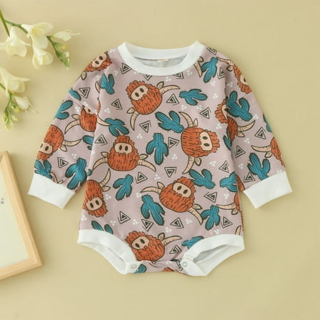 Toddler Winter Long Sleeve Romper Bodysuit Boys Girls Cartoon Cactus Cow For Babys
Toddler Winter Long Sleeve Romper Bodysuit Boys Girls Cartoon Cactus Cow For Babys