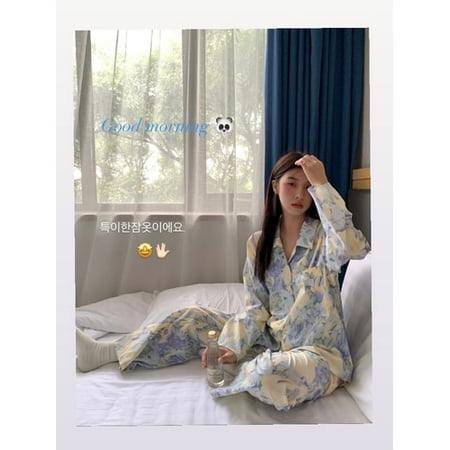 CoCopeaunt Women Pajama Sets Spring Autumn Long Sleeve Floral Vintage Fashion Nightwear Loose Elegant Pyjamas Female Leisure 2-piece M-3XL
CoCopeaunt Women Pajama Sets Spring Autumn Long Sleeve Floral Vintage Fashion Nightwear Loose Elegant Pyjamas Female Leisure 2-piece M-3XL