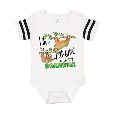 Inktastic Id Rather Be Hanging with my Grandma- Cute Sloths Gift Baby Boy or Baby Girl Bodysuit
Inktastic Id Rather Be Hanging with my Grandma- Cute Sloths Gift Baby Boy or Baby Girl Bodysuit