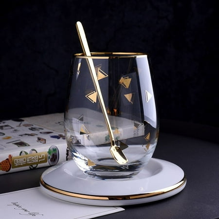Creative colorful glass coffee mug wine cocktail whiskey glass tea cup and saucer set clear stemware tumbler cup
Creative colorful glass coffee mug wine cocktail whiskey glass tea cup and saucer set clear stemware tumbler cup
