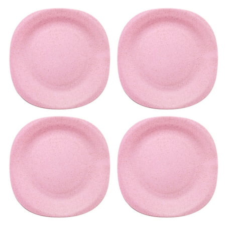 4pcs Wheat Straw Snack Food Plate Chic Household Snack Dish Stylish Fruit Tray for Living Room Home (Pink)
4pcs Wheat Straw Snack Food Plate Chic Household Snack Dish Stylish Fruit Tray for Living Room Home (Pink)