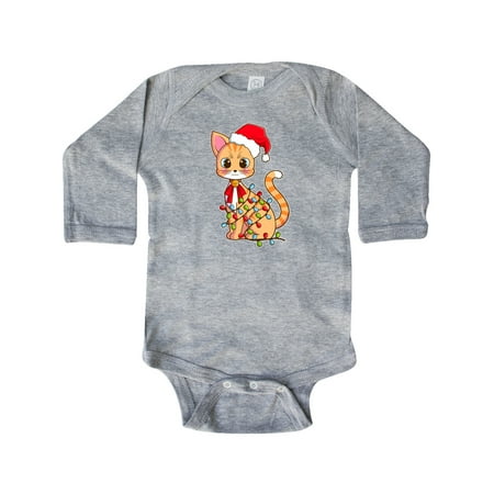 Inktastic Cute Christmas Cat Tangled in Colorful Lights with Red Hat Gift Baby Boy or Baby Girl Long Sleeve Bodysuit
Inktastic Cute Christmas Cat Tangled in Colorful Lights with Red Hat Gift Baby Boy or Baby Girl Long Sleeve Bodysuit
