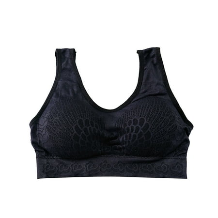 TOWED22 Bras For Women Pointelle Lightly Lined Wireless Adjustable Bra with Embedded Pad for Women Black
TOWED22 Bras For Women Pointelle Lightly Lined Wireless Adjustable Bra with Embedded Pad for Women Black
