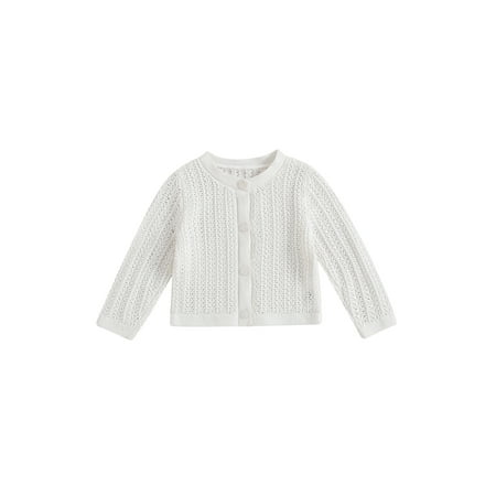 Wassery Toddler Baby Girls Knit Cardigan Cute Long Sleeve Round Neck Solid Color Button Down Sweater Outwear
Wassery Toddler Baby Girls Knit Cardigan Cute Long Sleeve Round Neck Solid Color Button Down Sweater Outwear
