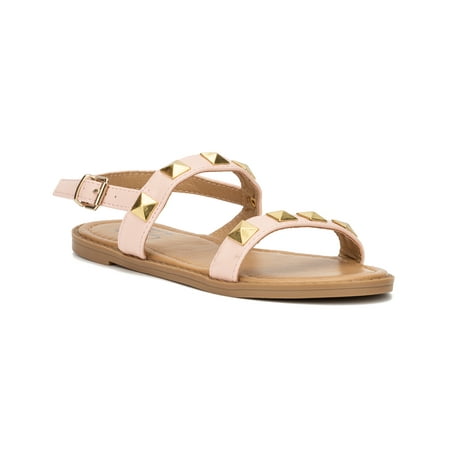 Olivia Miller Girls Double Trouble Stud Sandal