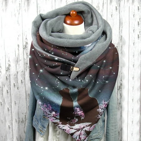 Honeeladyy Sales Fashion Winter Women Print Button Soft Wrap Casual Warm Scarves Shawls
Honeeladyy Sales Fashion Winter Women Print Button Soft Wrap Casual Warm Scarves Shawls