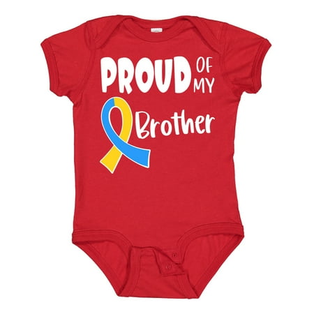 Inktastic Proud of My Brother Down Syndrome Awareness Gift Baby Boy or Baby Girl Bodysuit
Inktastic Proud of My Brother Down Syndrome Awareness Gift Baby Boy or Baby Girl Bodysuit