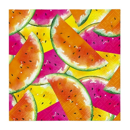 Set of 2 Small Juicy Watermelon Napkins