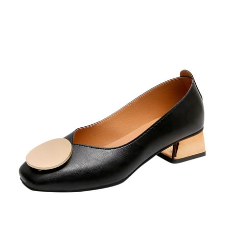 Casual Shoes for Women Women S Shoes Low Heel Shallow Casual Thick Heel Spring Summer Autumn And Winter Boots Women Casual Shoes Pu Black 41
Casual Shoes for Women Women S Shoes Low Heel Shallow Casual Thick Heel Spring Summer Autumn And Winter Boots Women Casual Shoes Pu Black 41