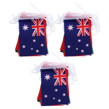 NUOLUX 3pcs Drops No.8 National Flag Banner Bars Malls KTV Theme Party Banner 24 Countries String Flag Pendant Party Supplies for Decor (6.5m)
NUOLUX 3pcs Drops No.8 National Flag Banner Bars Malls KTV Theme Party Banner 24 Countries String Flag Pendant Party Supplies for Decor (6.5m)