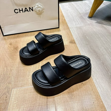 Casual Outwear Slippers Women‘s Summer 2024 Korean Style High-Sole Platform Sandals for Small Height Height Increasing Comfortable Sandals
Casual Outwear Slippers Women‘s Summer 2024 Korean Style High-Sole Platform Sandals for Small Height Height Increasing Comfortable Sandals