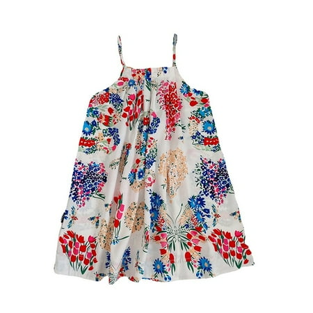 Toddler Baby Girls Summer Floral Print Sleeveless Strap Sling Dress Casual Party Dress
Toddler Baby Girls Summer Floral Print Sleeveless Strap Sling Dress Casual Party Dress