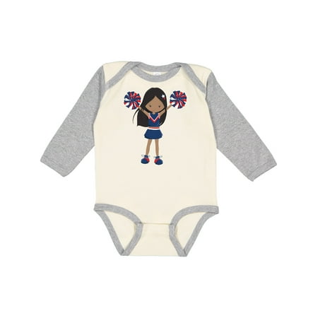 Inktastic African American Girl Cheerleaders Blue Uniform Girls Long Sleeve Baby Bodysuit
Inktastic African American Girl Cheerleaders Blue Uniform Girls Long Sleeve Baby Bodysuit