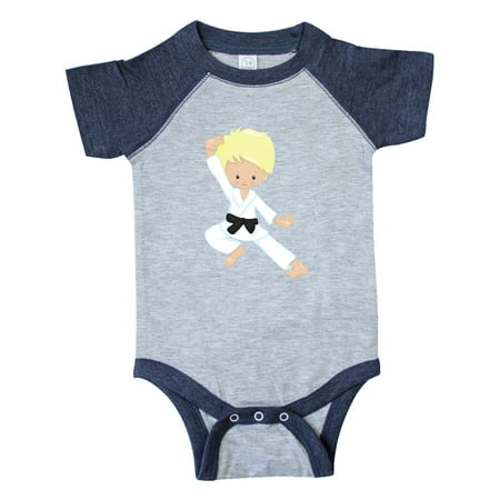 Inktastic Cute Boy Blond Hair Black Belt Karate Pose Gift Baby Boy Bodysuit
Inktastic Cute Boy Blond Hair Black Belt Karate Pose Gift Baby Boy Bodysuit