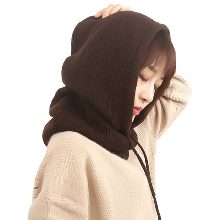 CXDa Solid Color Elastic Knitted Scarf Hat One-Piece Unisex Drawstring Knitted Neck Collar Cap Fashion Accessories
CXDa Solid Color Elastic Knitted Scarf Hat One-Piece Unisex Drawstring Knitted Neck Collar Cap Fashion Accessories