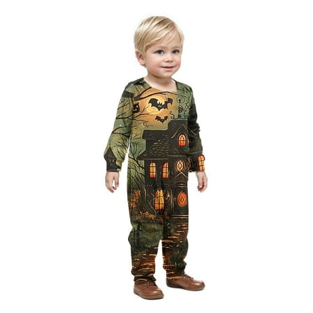 Kalauyu Kids Baby/Toddler Halloween Matching Family Sleepwear Fashion Cute Print Long Sleeved Romper Pjs Parent-child Wear Outfits (for Infants)
Kalauyu Kids Baby/Toddler Halloween Matching Family Sleepwear Fashion Cute Print Long Sleeved Romper Pjs Parent-child Wear Outfits (for Infants)
