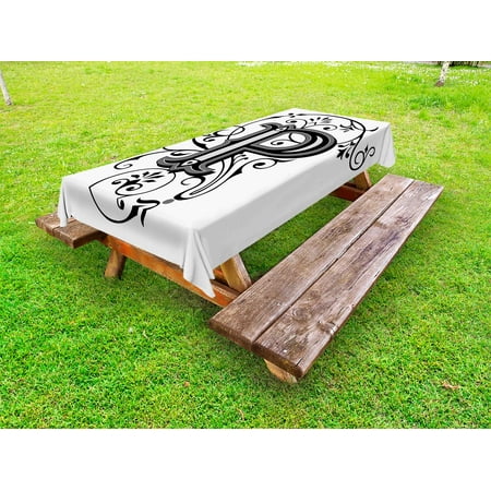 Letter P Outdoor Tablecloth Floral Swirls Essence Blooms Letters Baroque Inspired Initials Design Print Decorative Washable Fabric Picnic Tablecloth 58 X 120 Inches Black Grey White by Ambesonne
Letter P Outdoor Tablecloth Floral Swirls Essence Blooms Letters Baroque Inspired Initials Design Print Decorative Washable Fabric Picnic Tablecloth 58 X 120 Inches Black Grey White by Ambesonne