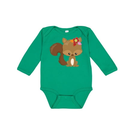 Inktastic Cute Squirrel Squirrel With Flowers Fluffy Tail Gift Baby Boy or Baby Girl Long Sleeve Bodysuit
Inktastic Cute Squirrel Squirrel With Flowers Fluffy Tail Gift Baby Boy or Baby Girl Long Sleeve Bodysuit