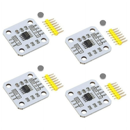 4Pcs AS5600 Magnetic Encoder Magnetic Induction Angle Measurement Sensor Module 12Bit High Precision
4Pcs AS5600 Magnetic Encoder Magnetic Induction Angle Measurement Sensor Module 12Bit High Precision