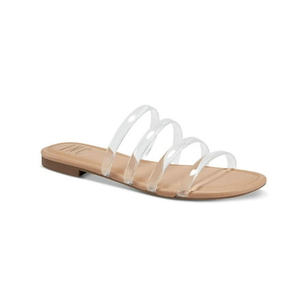 INC Womens Andee Strappy Heeled Flat Sandals