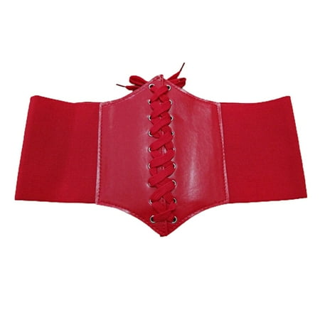 IOAOAI Corset Wide Hook Loop Fasteners Waist Band Faux Leather Elastic Body Shaping Girdle Belt for Daily Wear
IOAOAI Corset Wide Hook Loop Fasteners Waist Band Faux Leather Elastic Body Shaping Girdle Belt for Daily Wear
