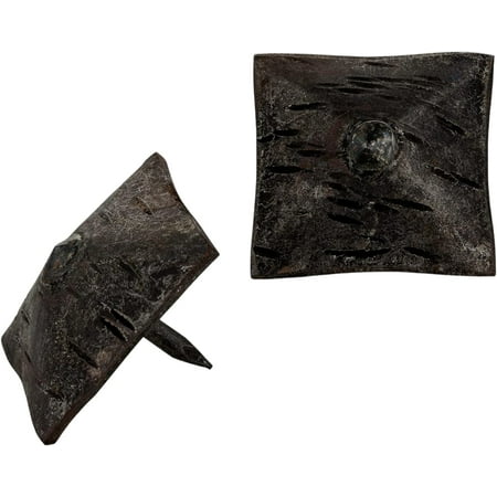 25 Pack - Iron Clavos Decorative Nails Head 1.25 Inch - Unfinished - Decorative Accent For Home Improvement Farmhouse Shutters Barn Door Furniture Carriage Gates
25 Pack - Iron Clavos Decorative Nails Head 1.25 Inch - Unfinished - Decorative Accent For Home Improvement Farmhouse Shutters Barn Door Furniture Carriage Gates