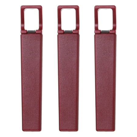 Uxcell 3Pack Travel Corkscrew Pocket Corkscrew Portable Rectangle Wine Opener Dark Red
Uxcell 3Pack Travel Corkscrew Pocket Corkscrew Portable Rectangle Wine Opener Dark Red