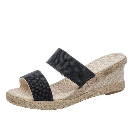GWAABD Ladies Bedroom Slippers Fashion Slip-on Wedges Shoes Slippers Women s Breathable Casual Leisure Outdoor Women s slipper
GWAABD Ladies Bedroom Slippers Fashion Slip-on Wedges Shoes Slippers Women s Breathable Casual Leisure Outdoor Women s slipper