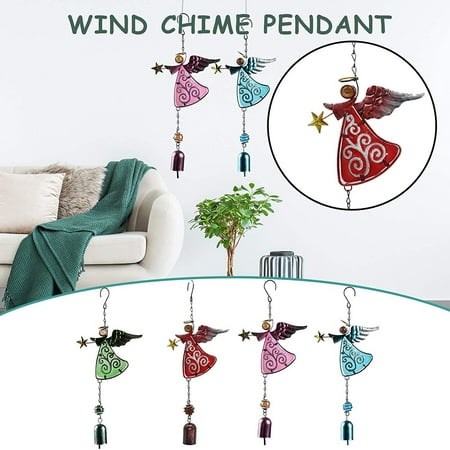 BetterZ Wind Chime Decorative Unique Angle Pattern Design Metal Outdoor Angel Wind-bell for Outdoor
BetterZ Wind Chime Decorative Unique Angle Pattern Design Metal Outdoor Angel Wind-bell for Outdoor