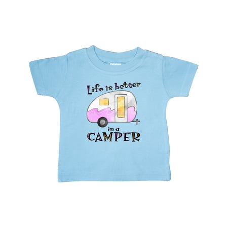 Inktastic Life is Better in a Camper Pink and Yellow Gift Baby Boy or Baby Girl T-Shirt
Inktastic Life is Better in a Camper Pink and Yellow Gift Baby Boy or Baby Girl T-Shirt