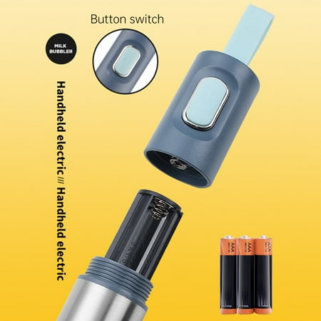LnjYIGJ Hot 304 Stainless Steel Hand-held Electric Milk Frother Coffee Utensils Milk Shaker Automatic Stirring Frother Gifts
LnjYIGJ Hot 304 Stainless Steel Hand-held Electric Milk Frother Coffee Utensils Milk Shaker Automatic Stirring Frother Gifts