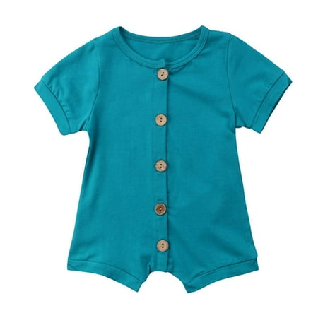 Baby Cute Solid Color Short Sleeve Button Crawling Jumpsuit Top Outfits Clothes Suit Solid Color Short Sleeve Button Crawling Jumpsuit Kids Boys Girls 100
Baby Cute Solid Color Short Sleeve Button Crawling Jumpsuit Top Outfits Clothes Suit Solid Color Short Sleeve Button Crawling Jumpsuit Kids Boys Girls 100
