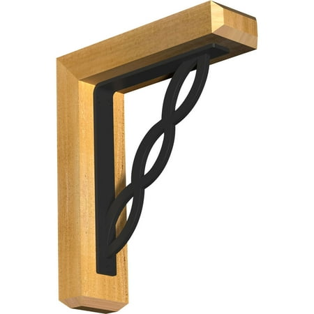 4 W x 14 D x 16 H Loera Craftsman Ironcrest Rough Sawn Bracket Western Red Cedar (1 1/2 W x 10 D x 12 H Iron Bracket) 
4 W x 14 D x 16 H Loera Craftsman Ironcrest Rough Sawn Bracket Western Red Cedar (1 1/2 W x 10 D x 12 H Iron Bracket)
