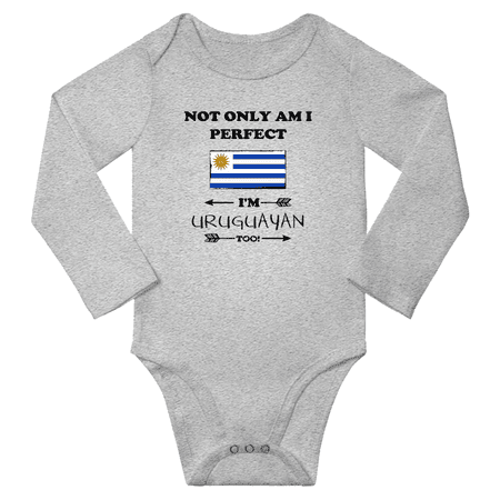 Not Only am i Perfect I m Uruguayan Too! Baby Long Sleeve Bodysuit (Gray 24 Months)
Not Only am i Perfect I m Uruguayan Too! Baby Long Sleeve Bodysuit (Gray 24 Months)