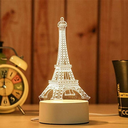 LowProfile LED light 3D USB Acrylic Night Table Desk Bedroom Decor Gift Warm White Lamp
LowProfile LED light 3D USB Acrylic Night Table Desk Bedroom Decor Gift Warm White Lamp