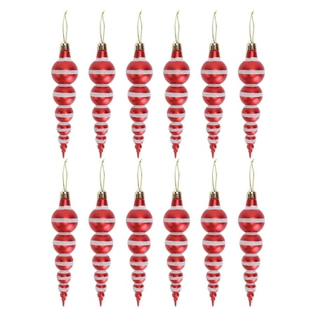 NUOLUX 12pcs Creative Gourd Shaped Pendants Small Plastic Christmas Decorations Red
NUOLUX 12pcs Creative Gourd Shaped Pendants Small Plastic Christmas Decorations Red