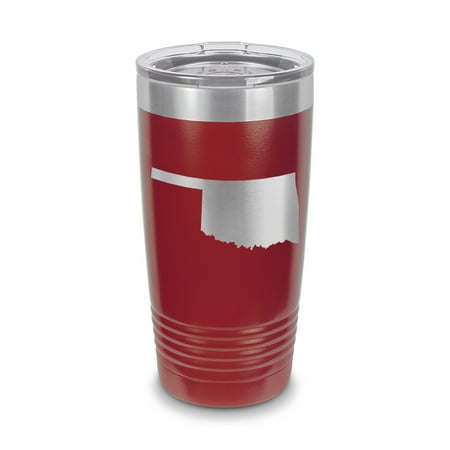 Oklahoma Shaped Tumbler 20 oz - Laser Engraved w/ Clear Lid - Stainless Steel - Vacuum Insulated - Double Walled - Travel Mug - ok - Maroon
Oklahoma Shaped Tumbler 20 oz - Laser Engraved w/ Clear Lid - Stainless Steel - Vacuum Insulated - Double Walled - Travel Mug - ok - Maroon