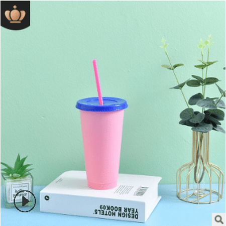MERSARIPHY Color Changing Cold Drink Cups Reusable Temperature-Sensitive Plastic Colorful Coffee Cup with Lids and Straws
MERSARIPHY Color Changing Cold Drink Cups Reusable Temperature-Sensitive Plastic Colorful Coffee Cup with Lids and Straws