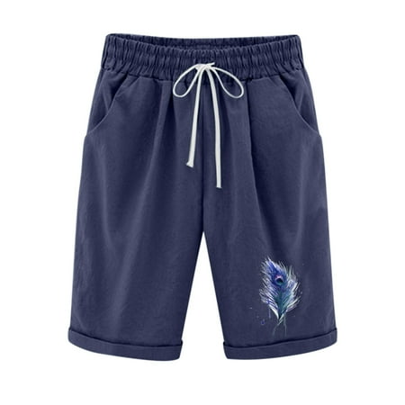 YanHoo Women s Summer Linen Shorts High Waist Drawstring Knee Length Pants Loose Baggy Shorts with Pockets
YanHoo Women s Summer Linen Shorts High Waist Drawstring Knee Length Pants Loose Baggy Shorts with Pockets