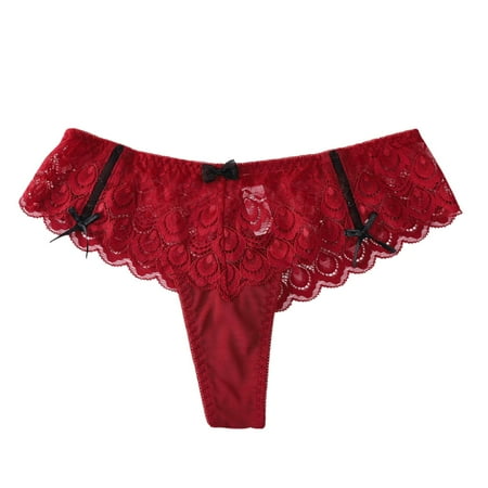ZMHEGW Panties for Women Plus Size Mid Rise Panties Underwear Solid S