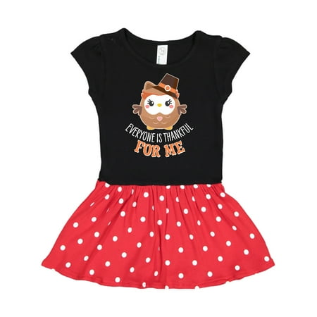 Inktastic Everyone is Thankful for Me with Cute Thanksgiving Owl Gift Toddler Girl Dress
Inktastic Everyone is Thankful for Me with Cute Thanksgiving Owl Gift Toddler Girl Dress