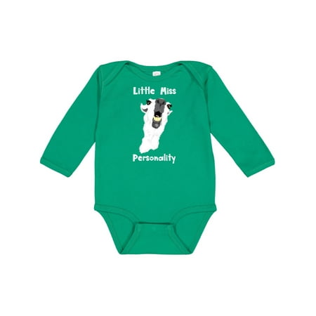 Inktastic Little Miss Personality Goofy White Llama Gift Baby Girl Long Sleeve Bodysuit
Inktastic Little Miss Personality Goofy White Llama Gift Baby Girl Long Sleeve Bodysuit