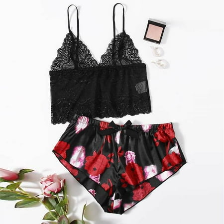 Lingerie For Women Plus Size Women s Fun Underwear Love Printed Lace Splicing Two-Piece Suit
Lingerie For Women Plus Size Women s Fun Underwear Love Printed Lace Splicing Two-Piece Suit